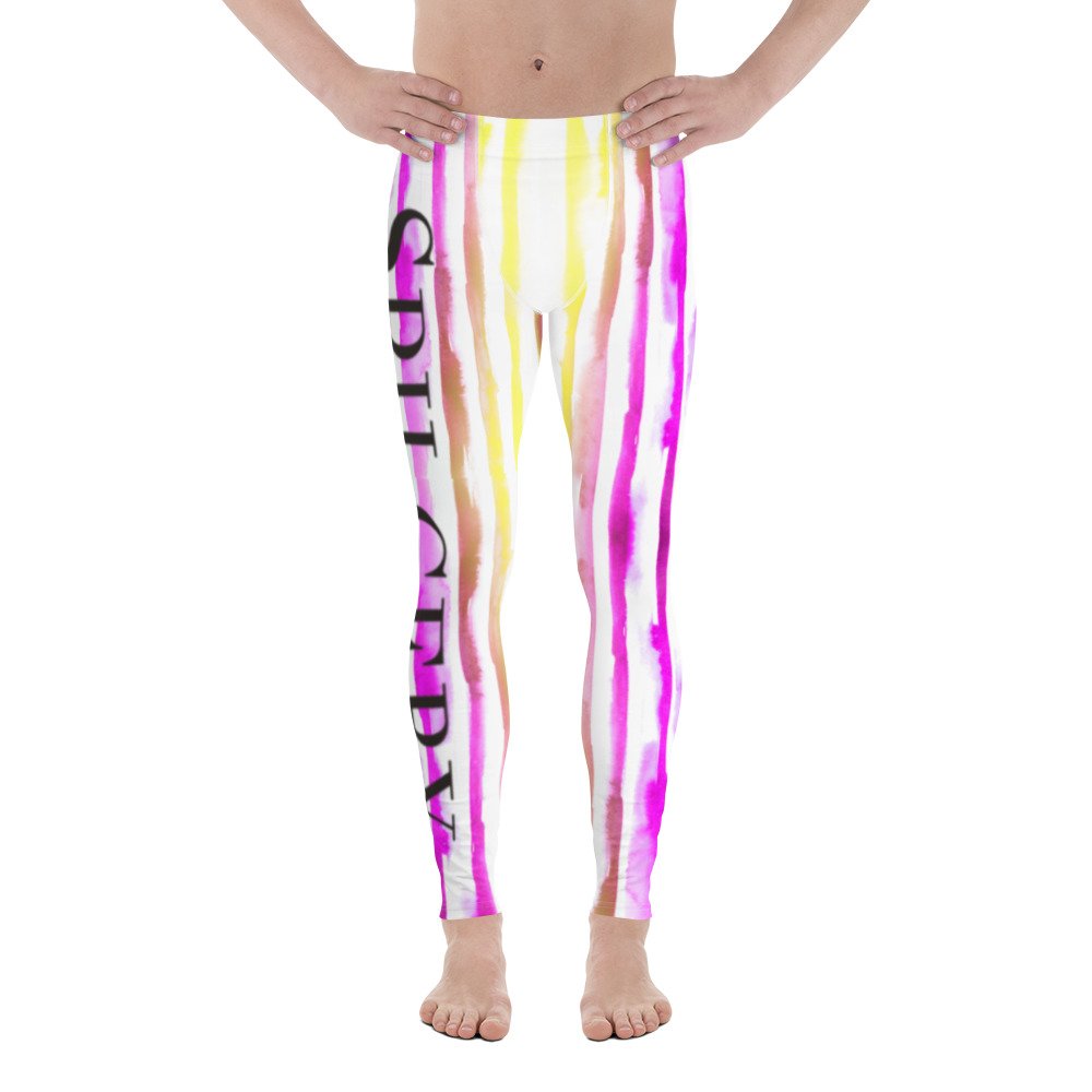 spilgery-mens-leggings-lines-white-purple-yellow