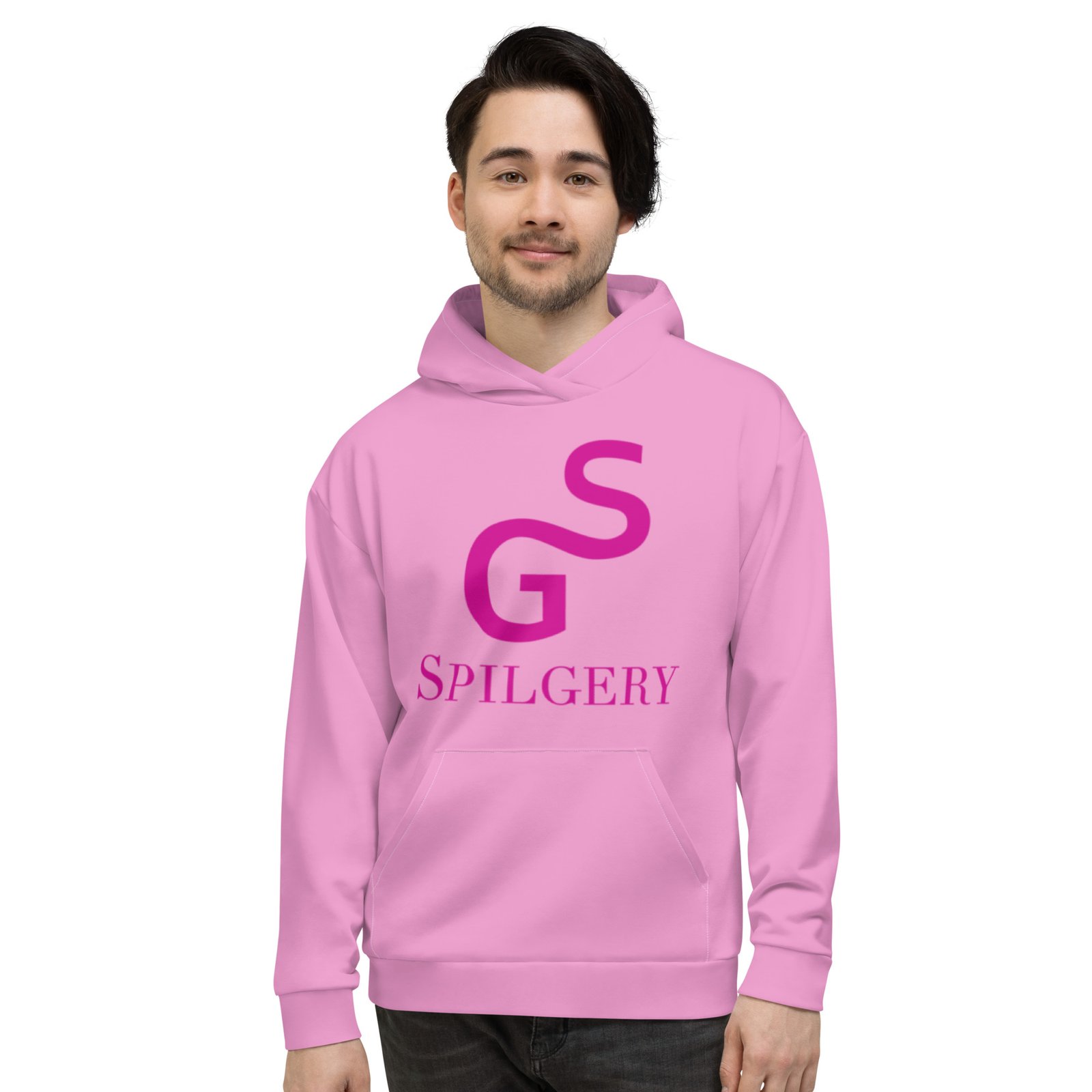 spilgery-unisex-hoodie-spilgery-pink-on-rosa-2