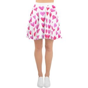 SPILGERY x Valentine / Skater Skirt for Women x White