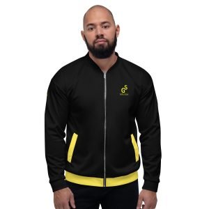 SPILGERY x SG Spilgery / Bomber Jacket for Men x Yellow on Black