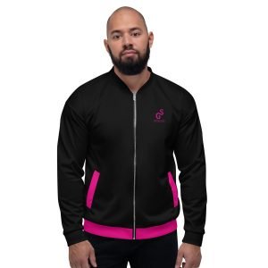 SPILGERY x SG Spilgery / Bomber Jacket for Men x Pink on Black