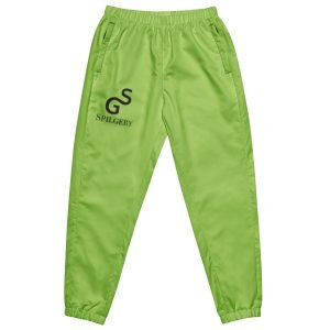 SPILGERY x SG Spilgery / Unisex Track Pants x Black on Green