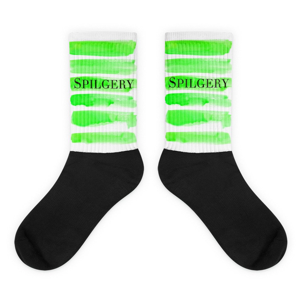 spilgery-socks-lines-green-on-white