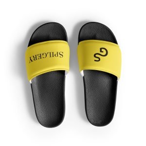 SPILGERY x SG Spilgery / Slides for Men x Black on Yellow