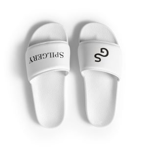 SPILGERY x SG Spilgery / Slides for Men x Black on White