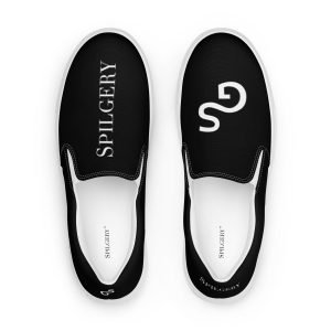 SPILGERY x SG Spilgery / Slip-on Canvas for Men x White on Black