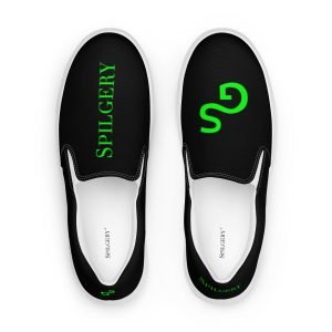 SPILGERY x SG Spilgery / Slip-on Canvas for Men x Green on Black