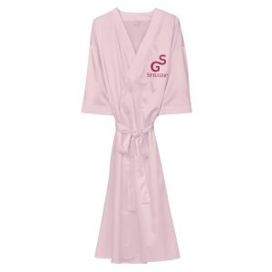 SPILGERY x SG Spilgery / Satin Robe for Women x Pink on Rose