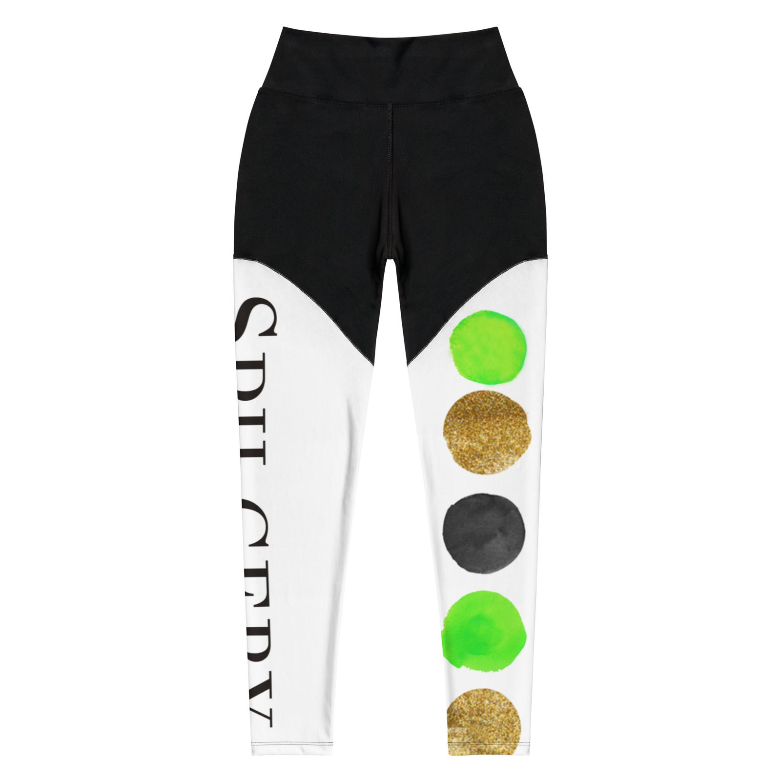 spilgery-sports-leggings-women-dots-collection-spilgery-green-gold-black