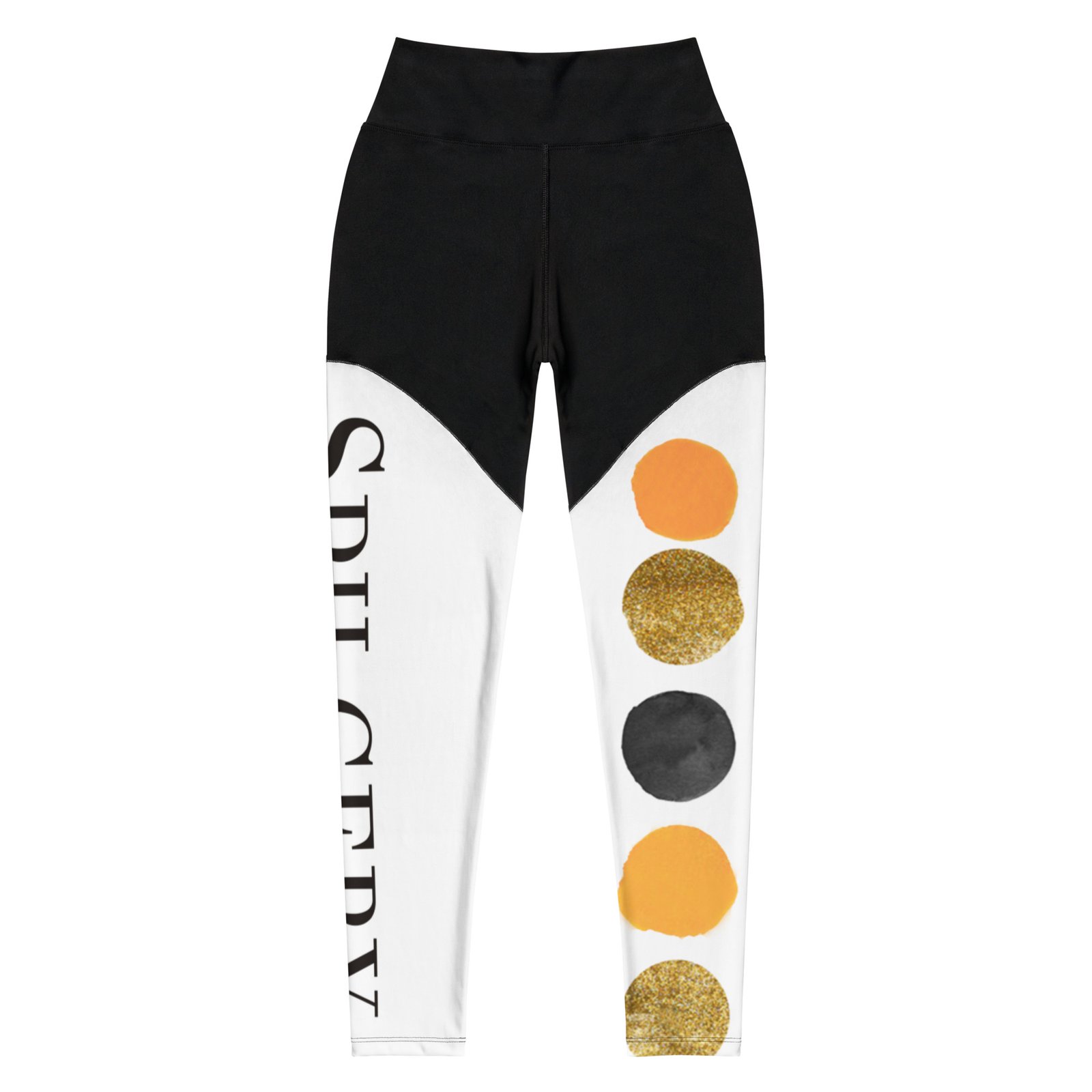 spilgery-sports-leggings-women-dots-collection-spilgery-orange-gold-black