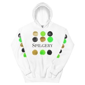 SPILGERY x Dots / Unisex Hoodie x Green on White