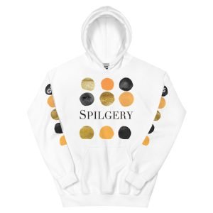 SPILGERY x Dots / Unisex Hoodie x Orange on White