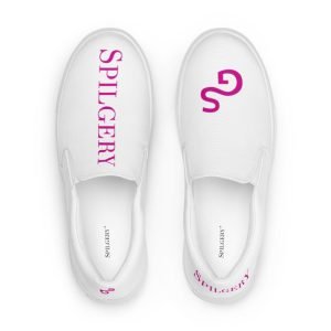 SPILGERY x SG Spilgery / Slip-on Canvas for Women x Pink on White