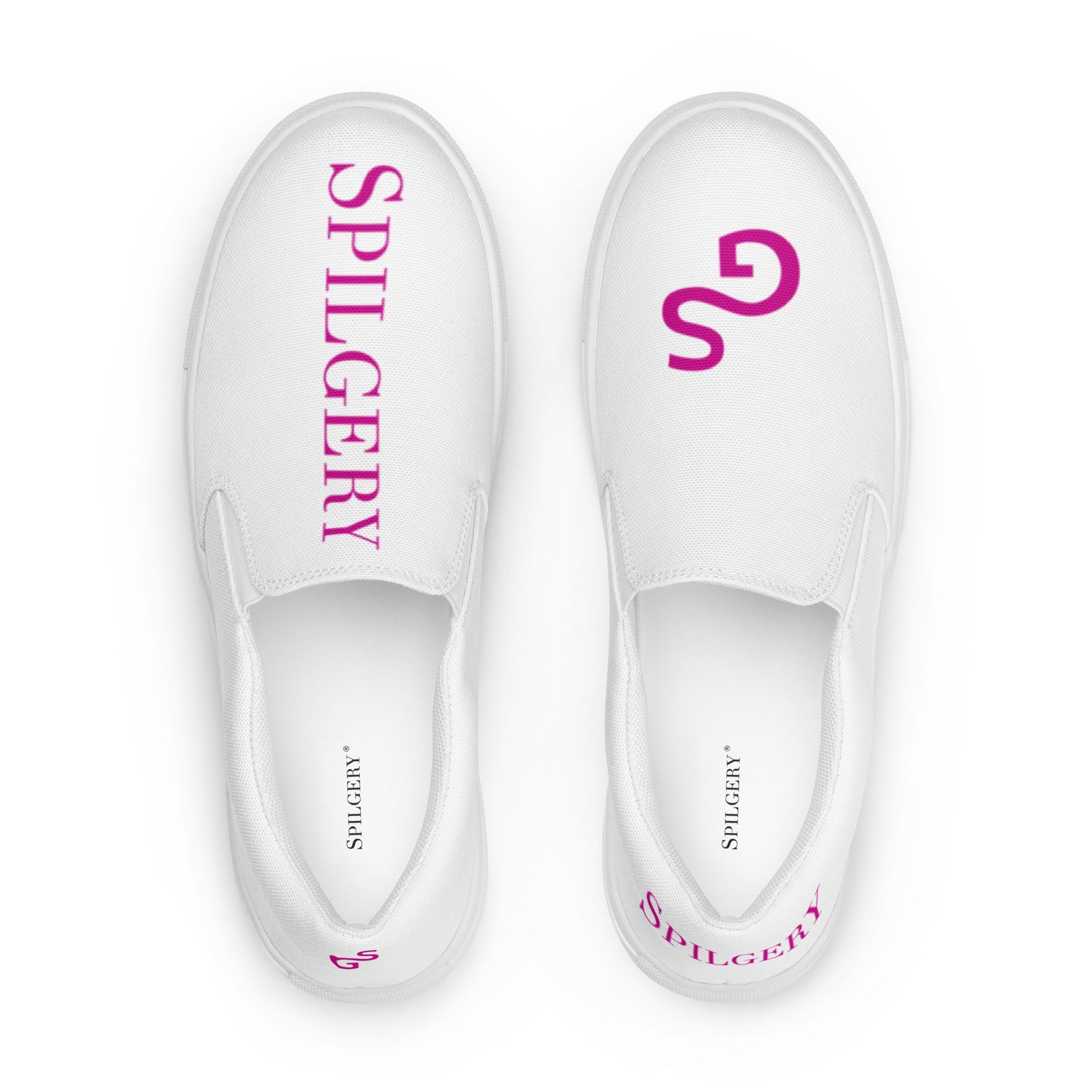 spilgery-womens-slip-on-canvas-lines-pink-on-white