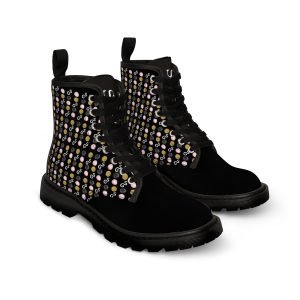 SPILGERY x Dots / Boots for Men x Pink on Black