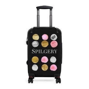SPILGERY x DOTS / Suitcase x Pink on Black