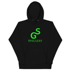 SPILGERY x SG Spilgery / Unisex Hoodie x Green on Black