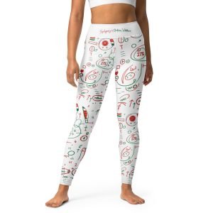 SPILGERY x OV “ Yoga Leggings for Women “ #3 Hungary on White