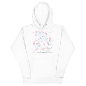 SPILGERY x OV “ Unisex Hoodie “ #2 Neon on White
