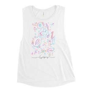 SPILGERY x OV - Ladies Muscle Tank - #2 Neon on White